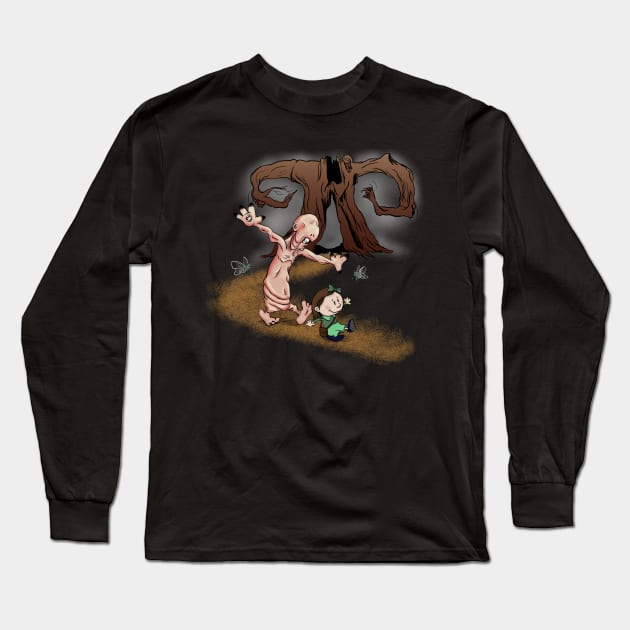 Pale Man and Ofelia Long Sleeve T-Shirt by DeadHand